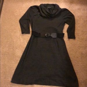 Cowl Neck Sweater Dress